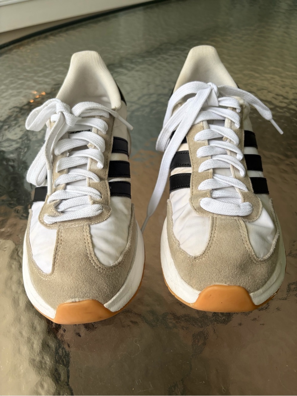 Adidas Womens RUN 70s 2.0 White Casual Shoes Sneakers Size 7 Preowned